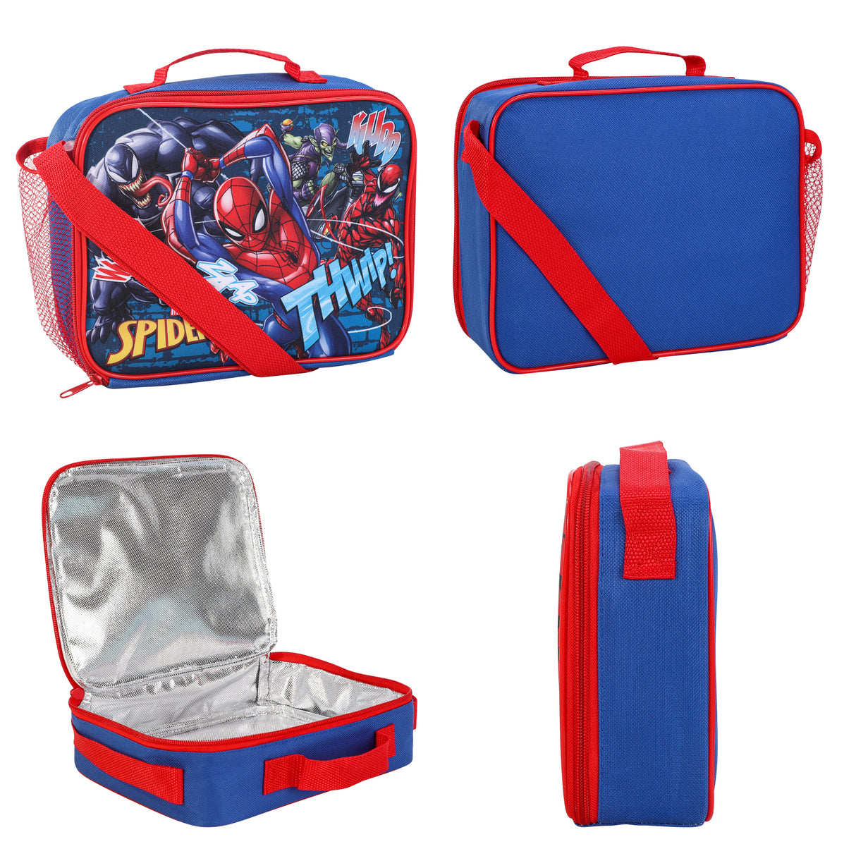 Marvel Spider-Man Kids Insulated Fabric School Lunch Bag