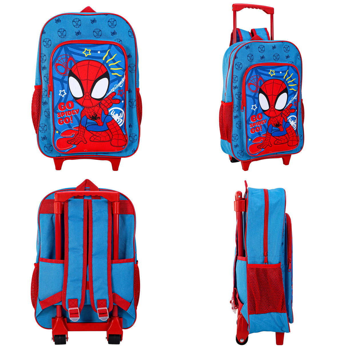 Spidey Kids Deluxe Travel Trolley Backpack