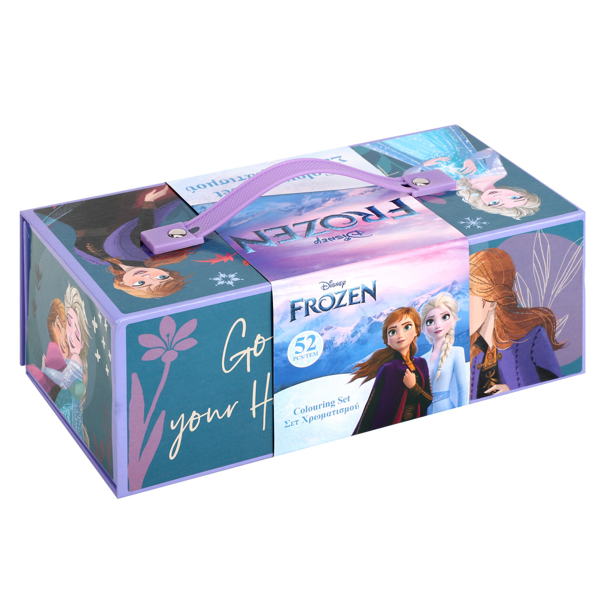 Disney Frozen 52 Piece Colouring Stationery Tool Box