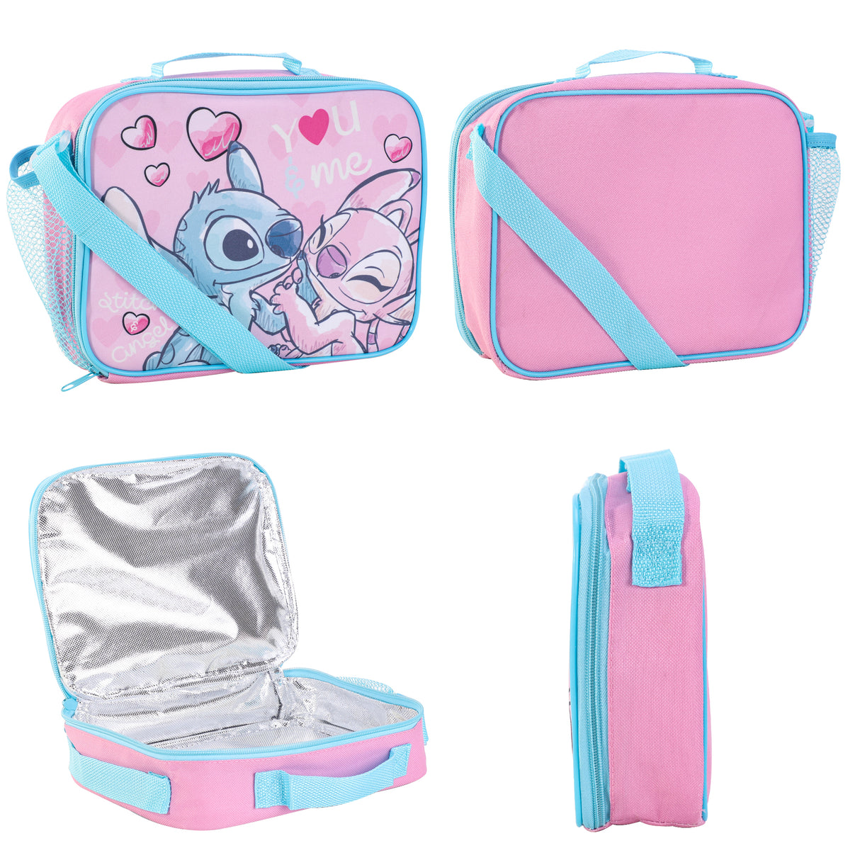 Stitch & Angel Kids Insulated Fabric School Lunch Bag