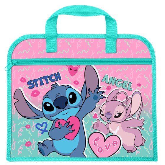 Disney Stitch & Angel Kids School Book Bag