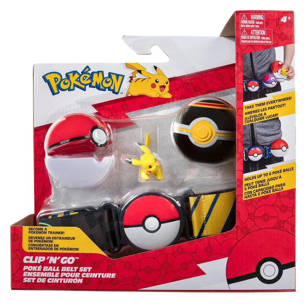 Pokémon Pikachu Clip ’N’ Go Poké Ball Belt Set – Wave 10