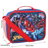 Marvel Spider-Man Kids Insulated Fabric School Lunch Bag