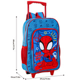 Spidey Kids Deluxe Travel Trolley Backpack