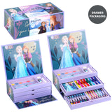 Disney Frozen 52 Piece Colouring Stationery Tool Box