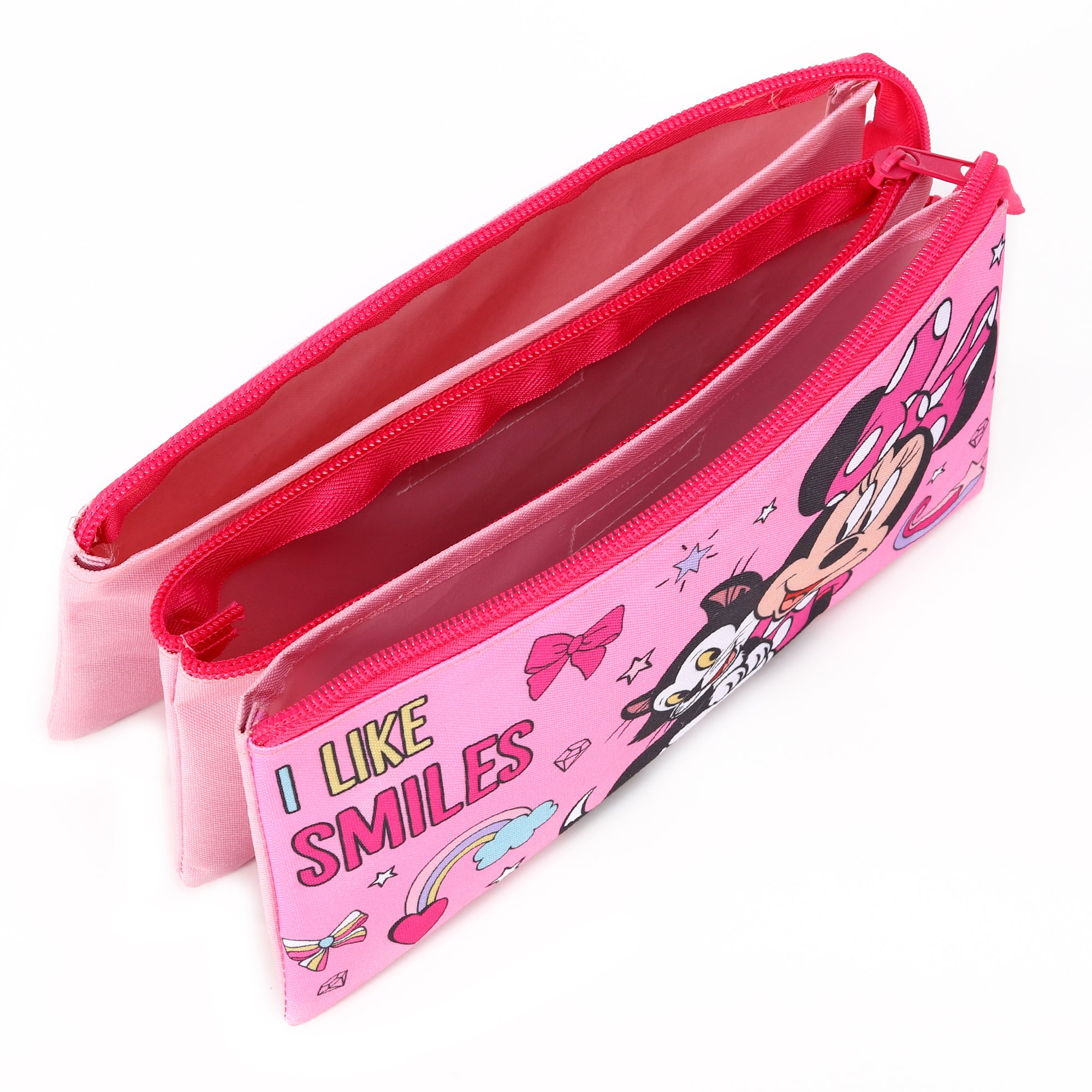 Three compartment pencil case hotsell