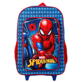 Marvel Spider-Man Kids Deluxe Travel Trolley Backpack