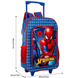 Marvel Spider-Man Kids Deluxe Travel Trolley Backpack