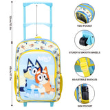 Bluey Kids Deluxe Travel Trolley Backpack