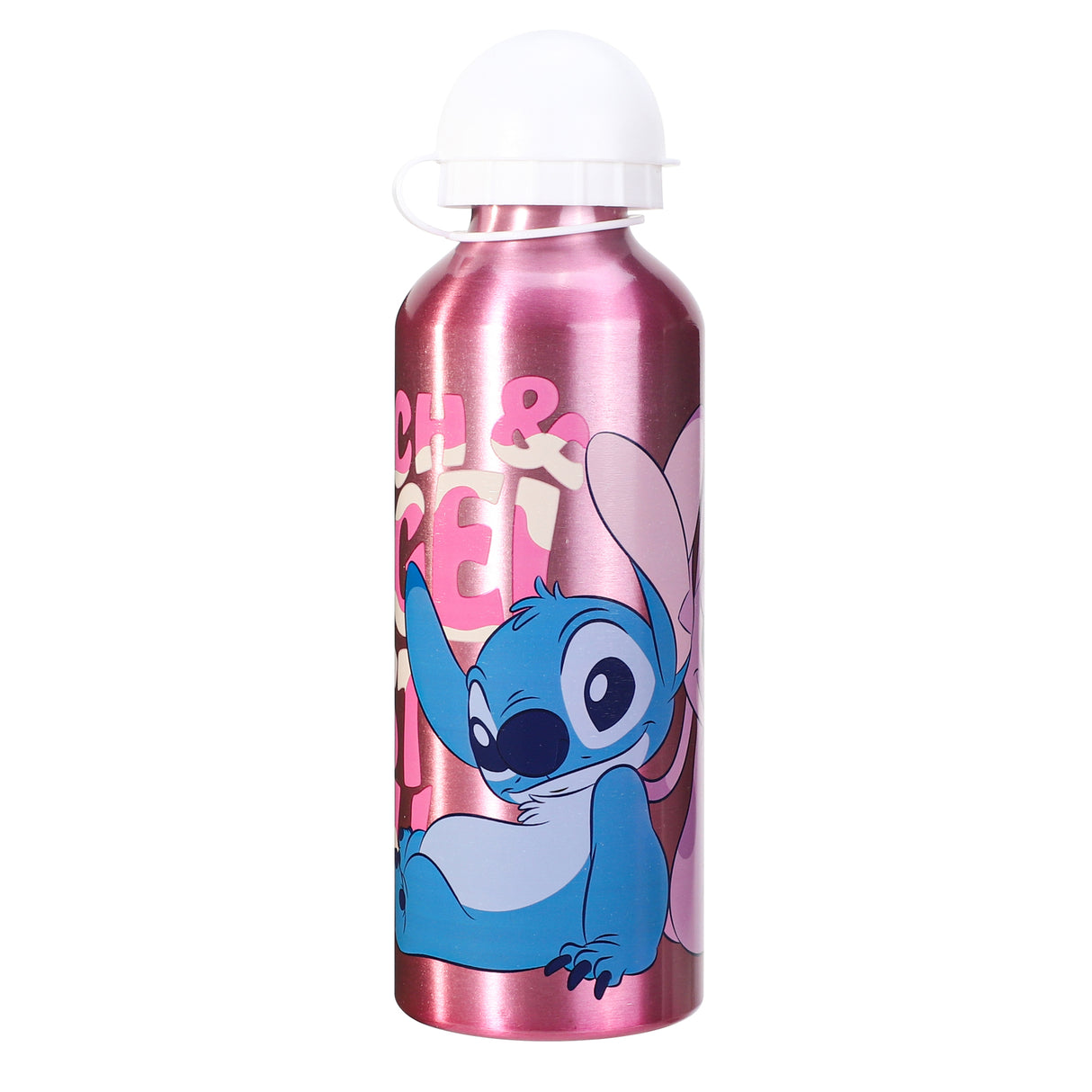 Disney Stitch & Angel Kids Aluminium Drinks Bottle 500ml