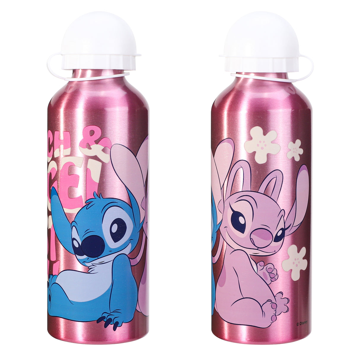 Disney Stitch & Angel Kids Aluminium Drinks Bottle 500ml