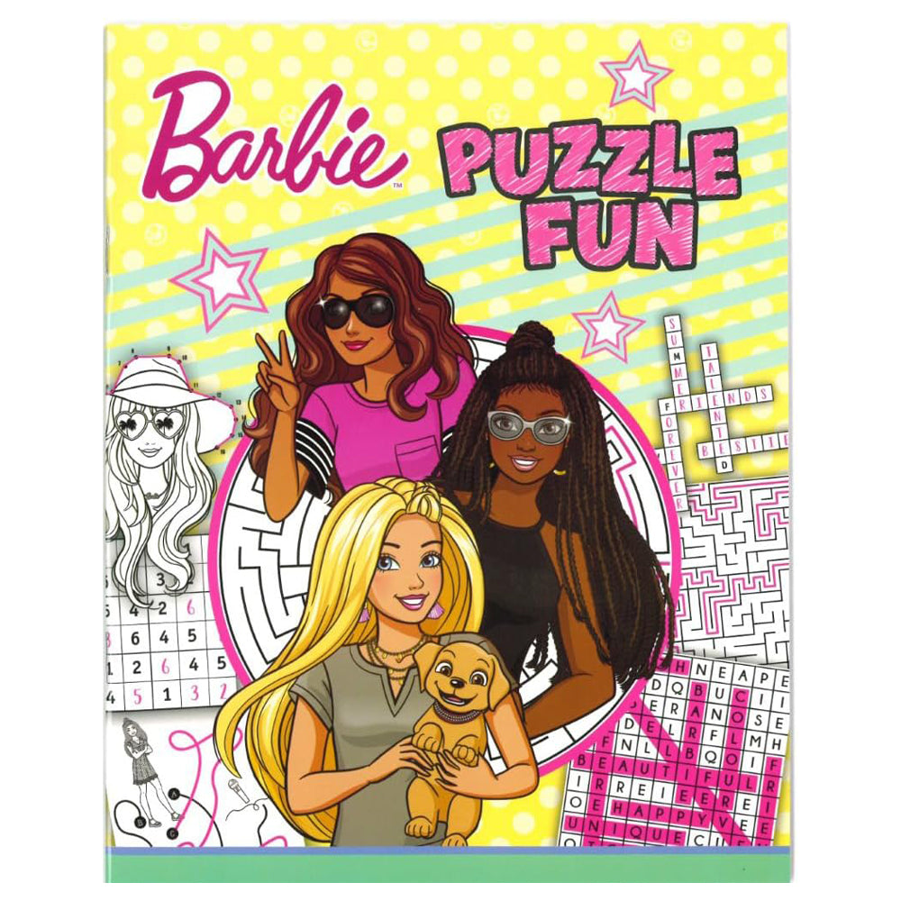 Problem Solving Barbie Barbie Activity Pack - Colouring, Sticker, and Puzzle Books with 100 ...
