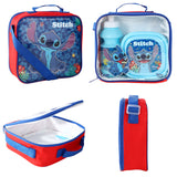 Disney Stitch 3 Piece Insulated School Lunch Bag Set