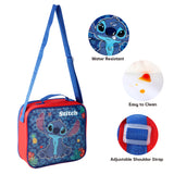 Disney Stitch 3 Piece Insulated School Lunch Bag Set