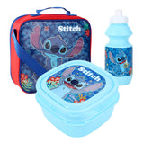 Disney Stitch 3 Piece Insulated School Lunch Bag Set