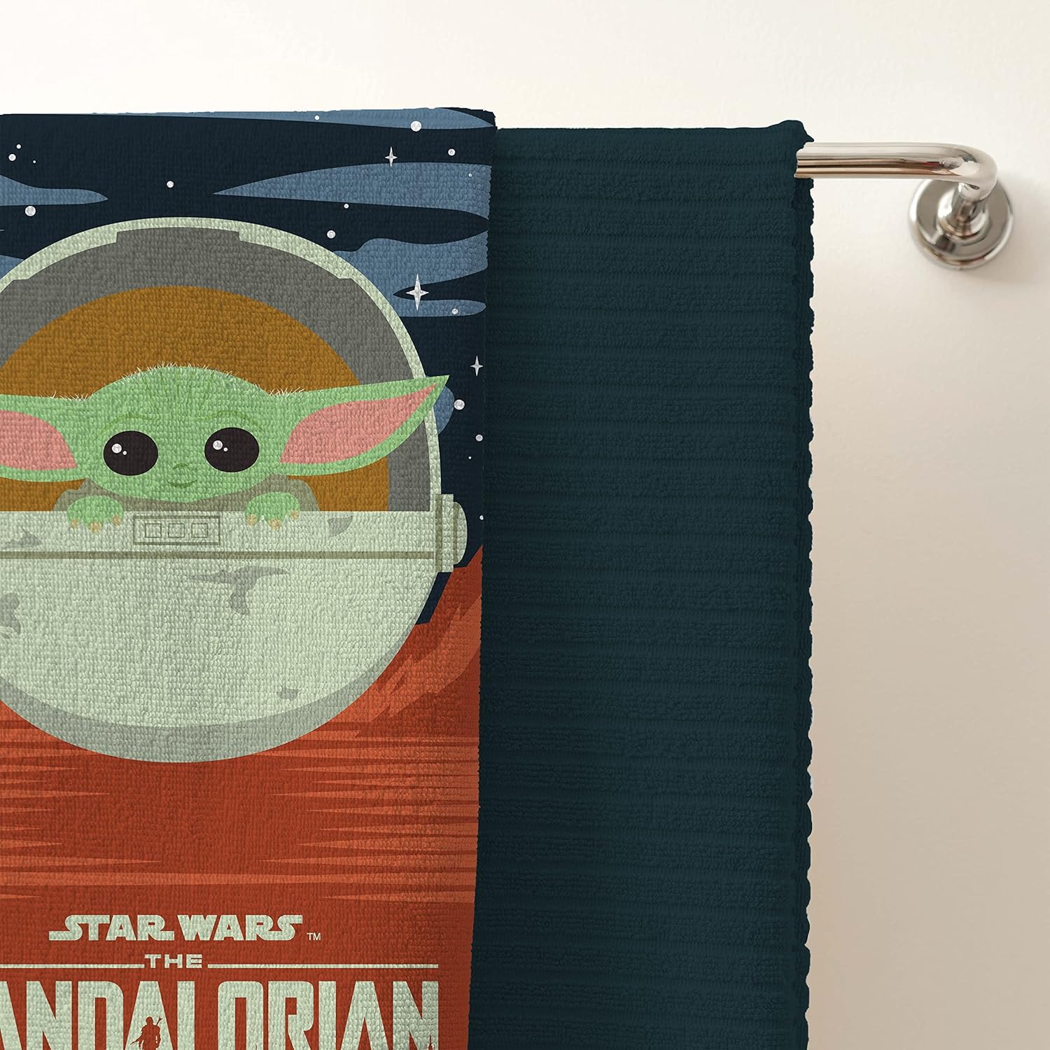 Official Mandalorian Beach Towel Star Wars Pool Bath Accessory Character Stop