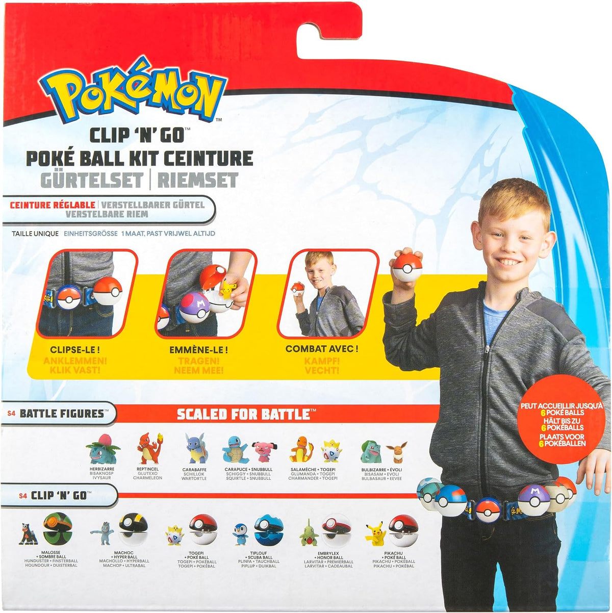 Pokémon Growlithe Clip ’N’ Go Poké Ball Belt Set – Poké Ball & Timer Ball