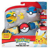 Pokémon Pikachu Clip ’N’ Go Poké Ball Belt Set – Poké Ball & Repeat Ball