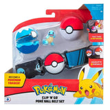 Pokémon Squirtle Clip ’N’ Go Poké Ball Belt Set – Dive Ball & Poké Ball