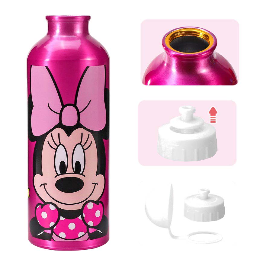 Aluminium Minnie Mouse Water Bottle Disney