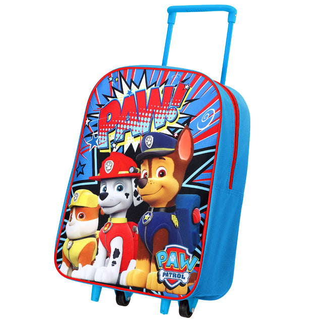 paw patrol lenkertasche PAW Patrol Kids Travel Trolley Bag – Character Stop