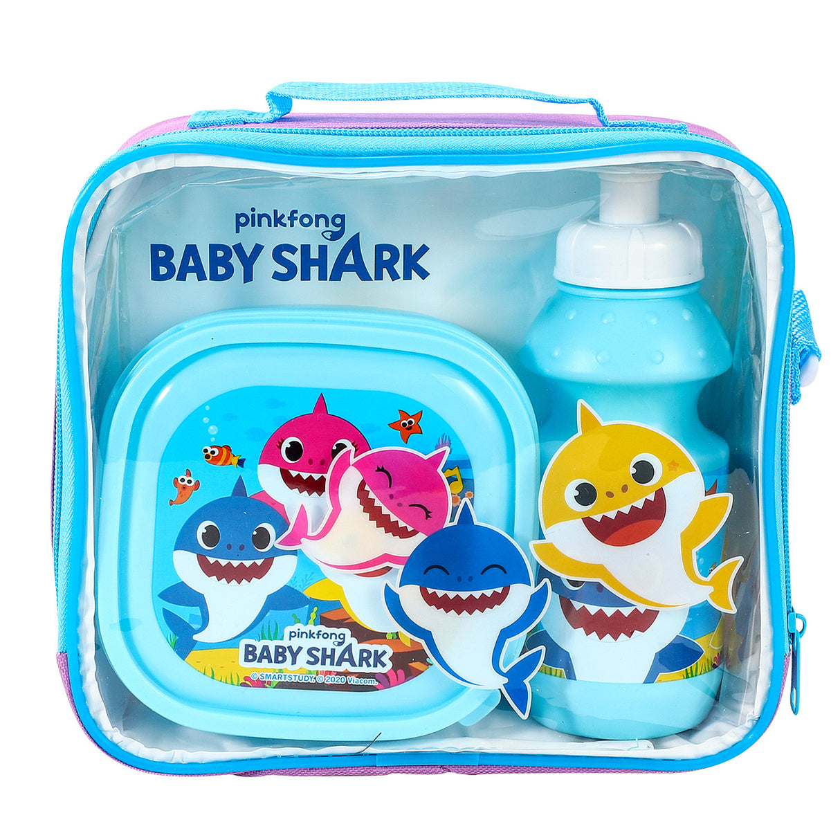 Baby Shark 3-Piece Insulated Lunch Bag Set for School – Character Stop