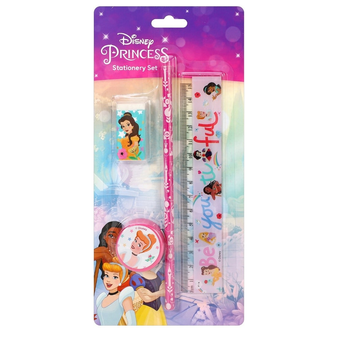 Princess Kids 4-Piece Stationery Set - Royal School Supplies – Character  Stop
