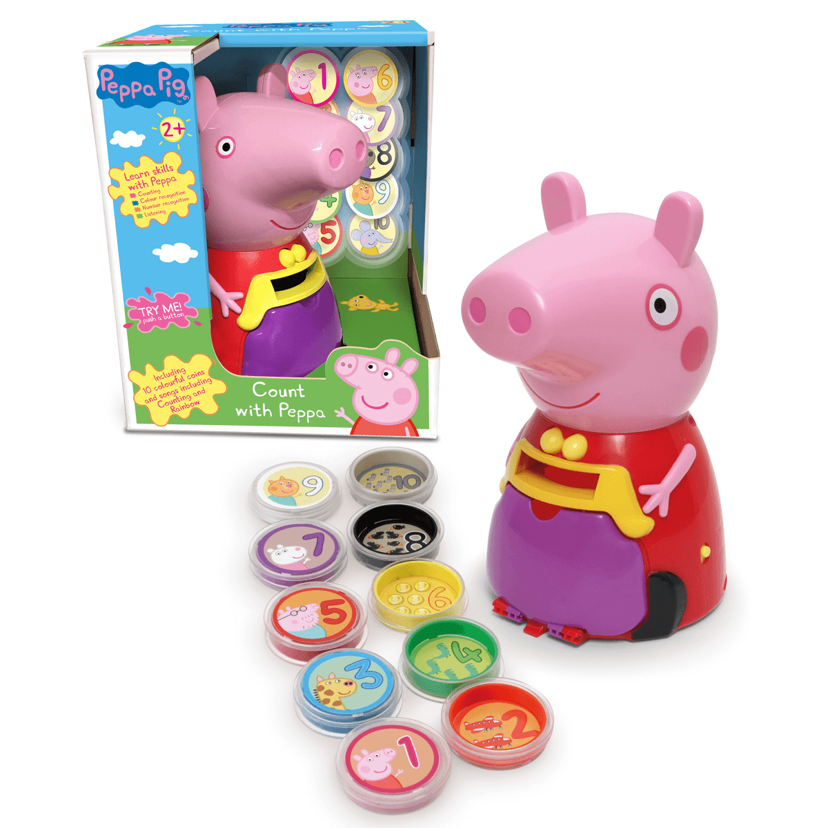 Peppa Pig Count With Peppa Interactive Learning Toy Fun Learning Character Stop